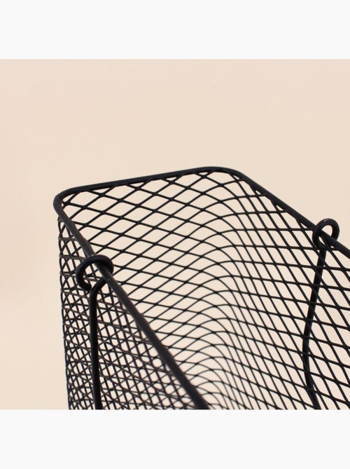 Panier porte magazine en métal - Kiabi