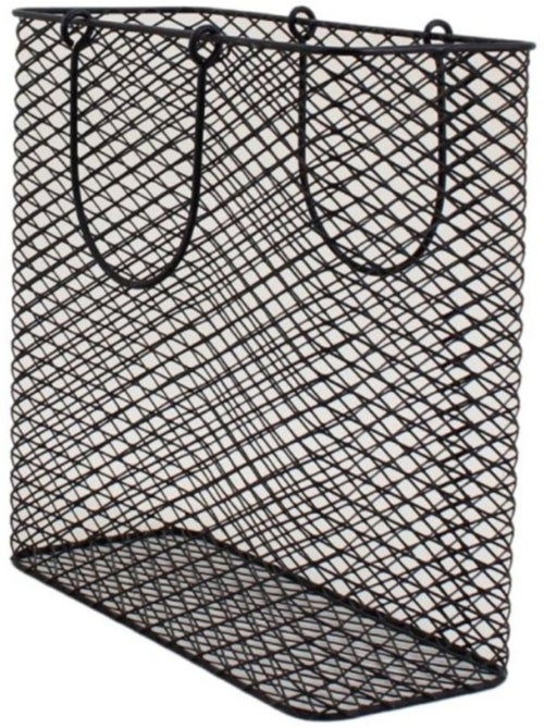 Panier porte magazine en métal - Kiabi