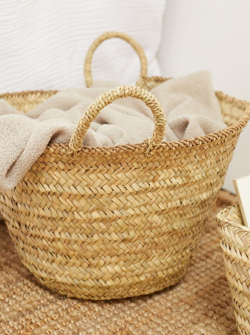 Panier pour le marché Palm Beige clair - Kiabi