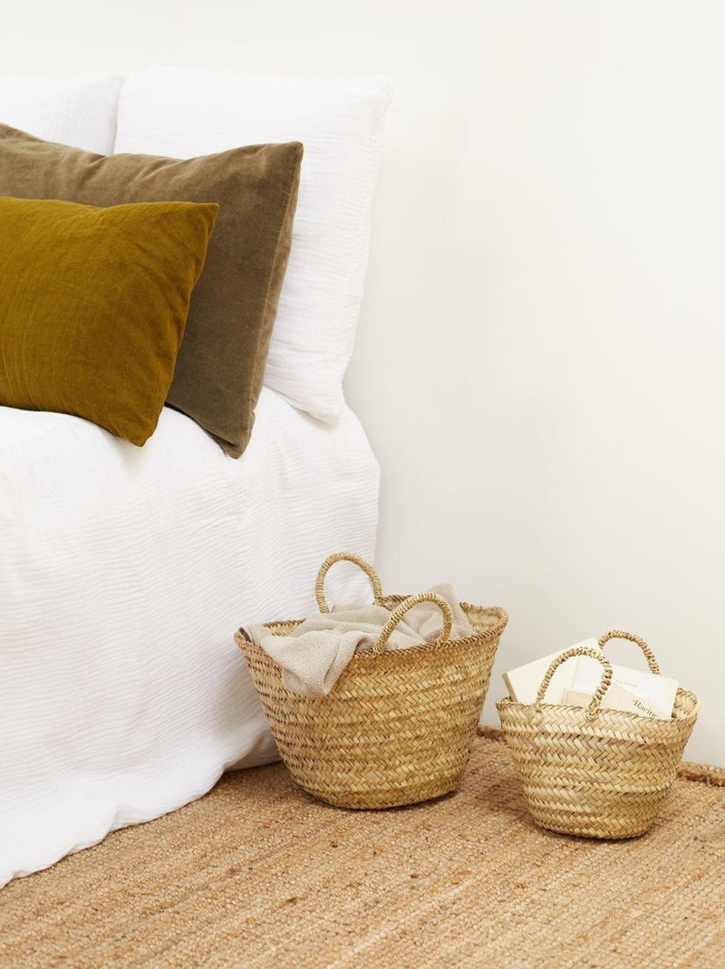 Panier pour le marché Palm Beige clair - Kiabi