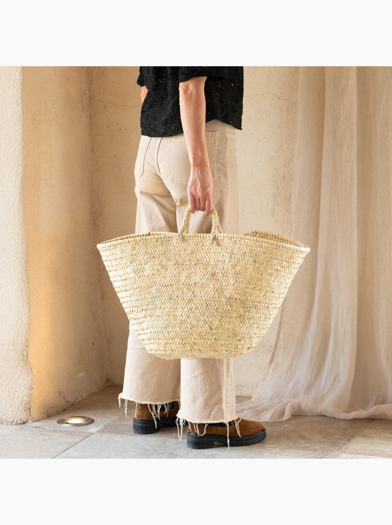 Panier pour le marché palm Bois naturel - Kiabi