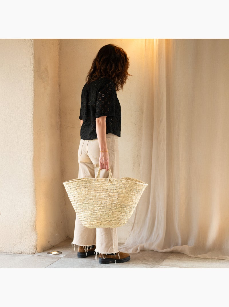 Panier pour le marché palm Bois naturel - Kiabi