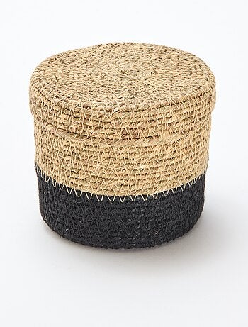 Panier rangement avec couvercle