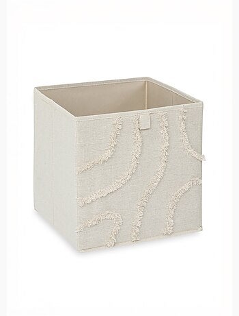 Panier rangement décor fantaisie 31x31cm - AFIBEL