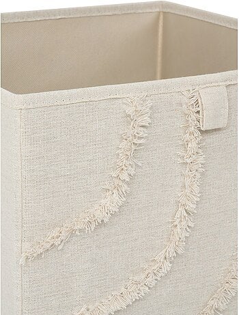 Panier rangement décor fantaisie 31x31cm - AFIBEL