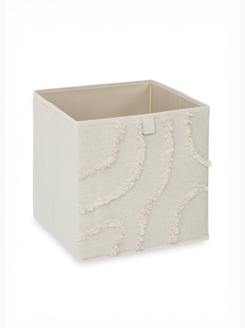 Panier rangement décor fantaisie 31x31cm - AFIBEL - Kiabi