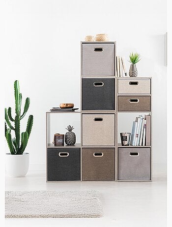 Panier rangement pliable, poignée métal - AFIBEL