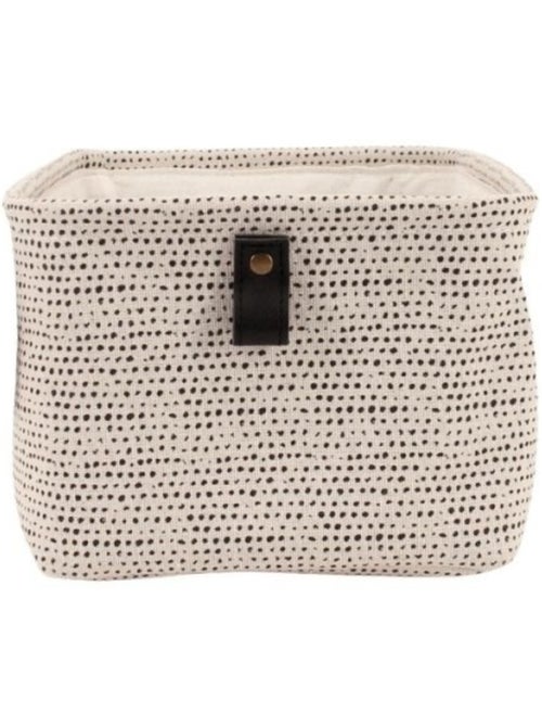 Panier rectangulaire à chevrons gris 31x21x15cm - Kiabi Panier rectangulaire à chevrons gris 31x21x15cm - Kiabi
