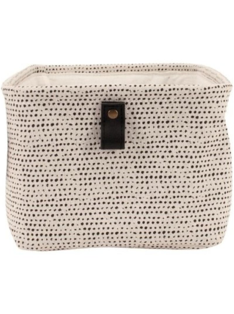 Panier rectangulaire à chevrons gris 31x21x15cm Gris clair - Kiabi