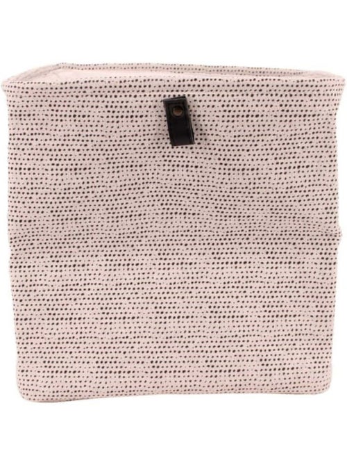 Panier rectangulaire ? chevrons gris 36x26x18cm - Kiabi