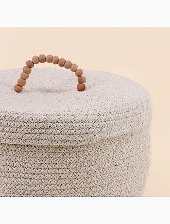 Panier rond avec couvercle 27x16cm