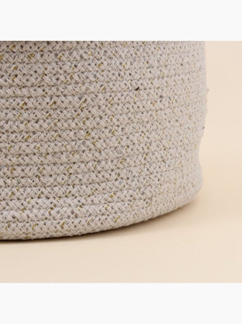 Panier rond avec couvercle 27x16cm - Kiabi