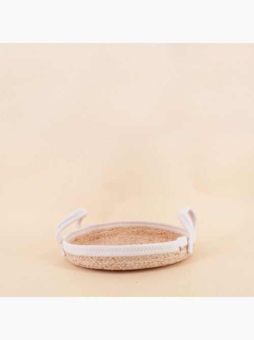 Panier rond en corde 30cm - Kiabi