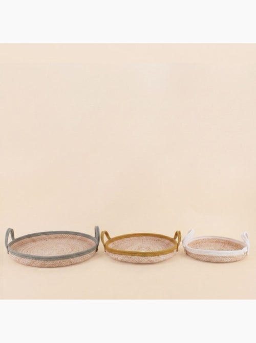 Panier rond en corde 30cm - Kiabi