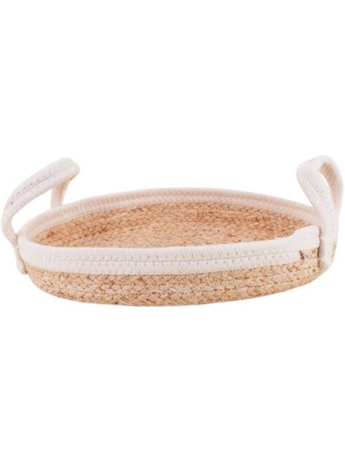 Panier rond en corde 30cm - Kiabi