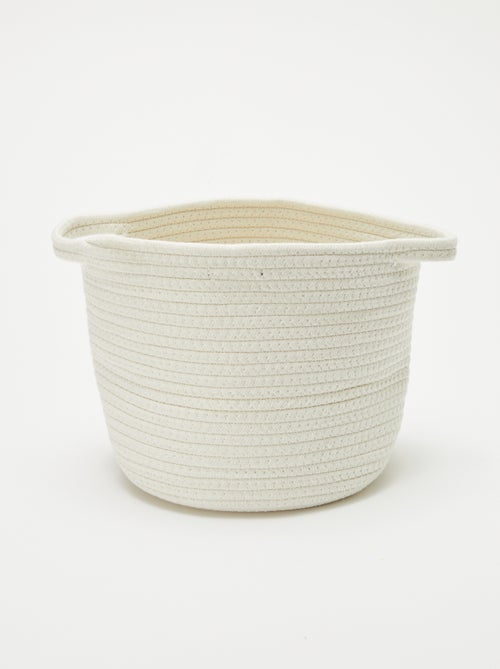 Panier rond en corde 'Arc-en-ciel' - Kiabi Panier rond en corde 'Arc-en-ciel' - Kiabi