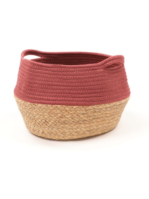 Panier rond tressé coton uni LA FACTORY - Kiabi Panier rond tressé coton uni LA FACTORY - Kiabi