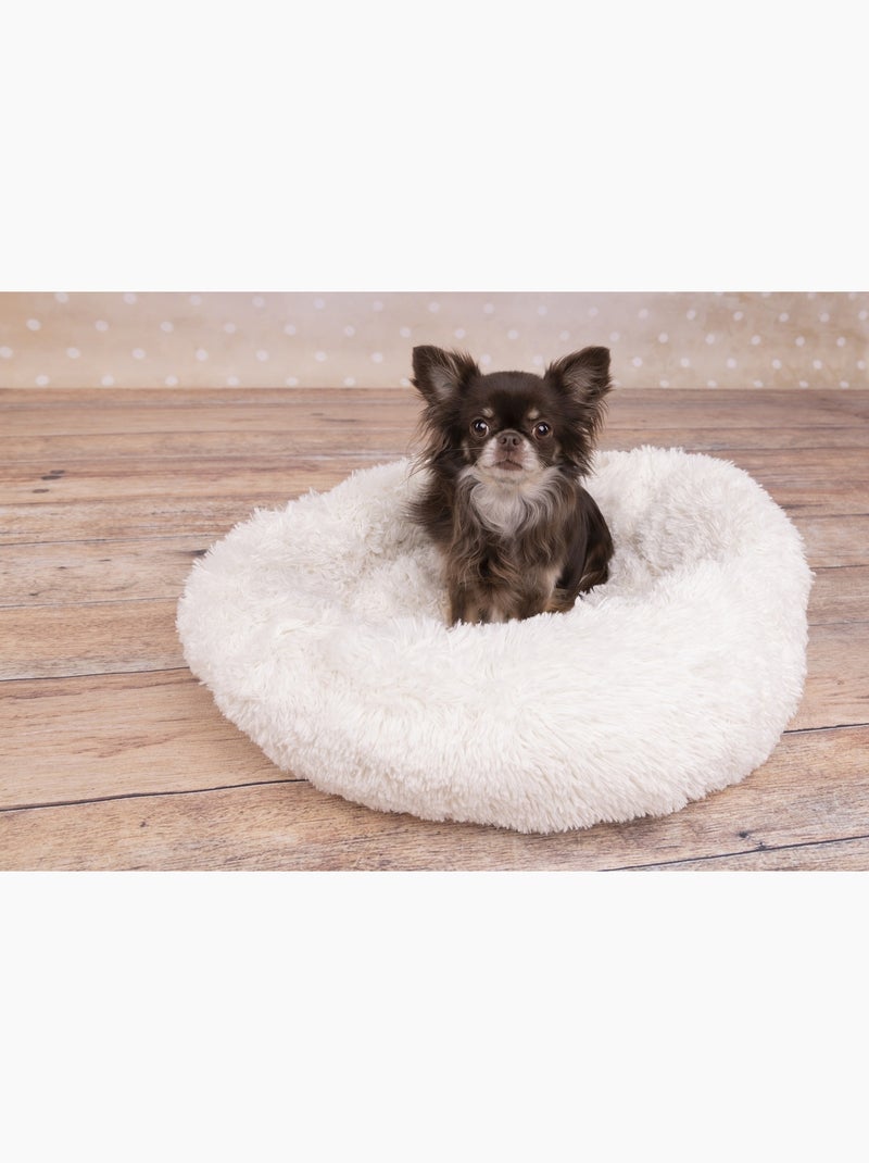 Panier rond ultra doux Krem Blanc - Kiabi