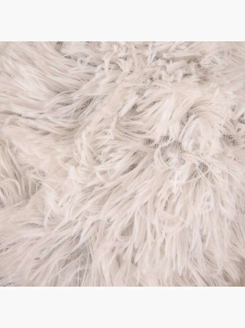 Panier rond ultra doux Krem Blanc - Kiabi