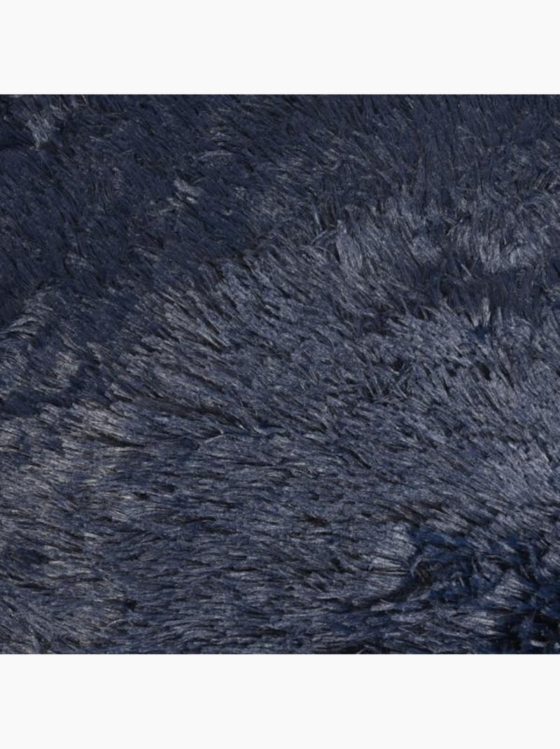 Panier rond ultra doux Krem Bleu marine - Kiabi