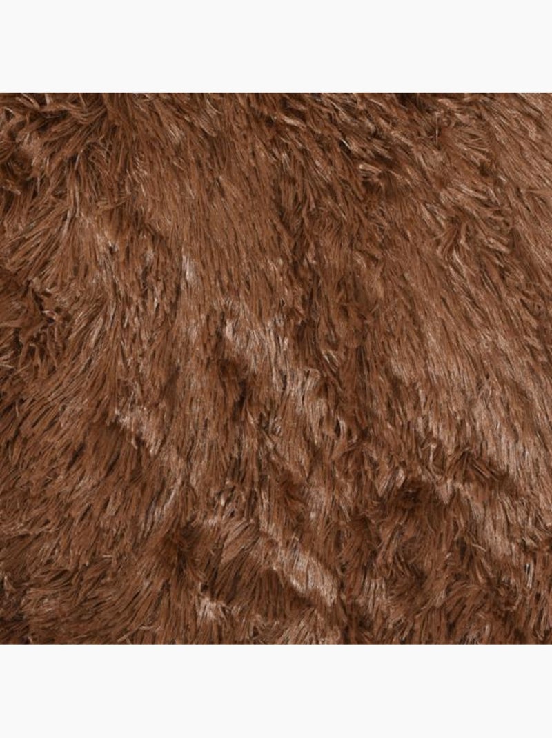 Panier rond ultra doux Krem Marron foncé - Kiabi