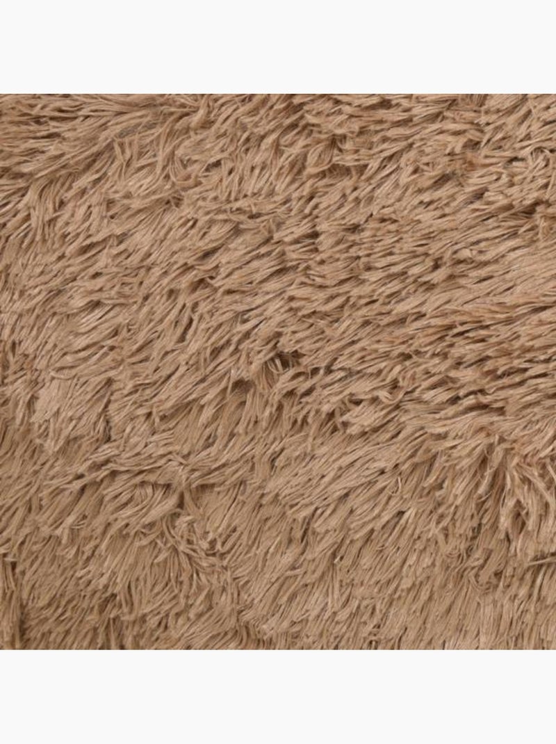 Panier rond ultra doux Krem Moka - Kiabi