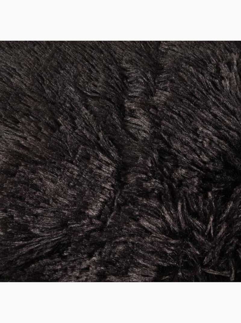 Panier rond ultra doux Krem Noir - Kiabi