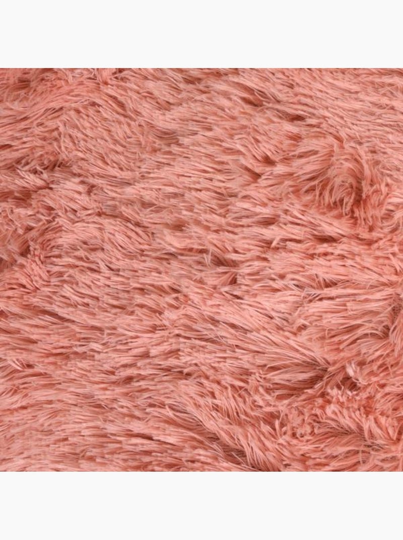 Panier rond ultra doux Krem Vieux rose - Kiabi