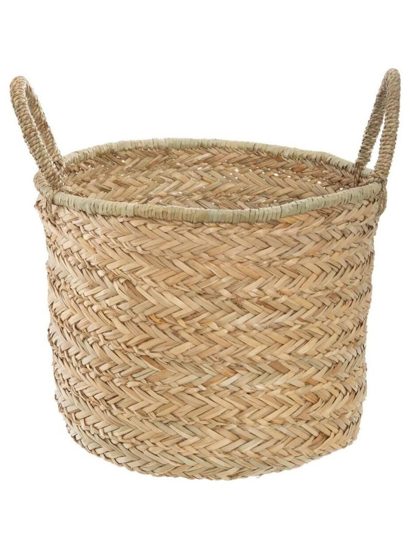 Panier seagrass Dream Beige - Kiabi