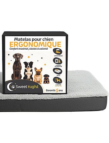 Panier / Tapis pour Chien - Coussin Imperméable - Matelas Déhoussable - Ergonomique