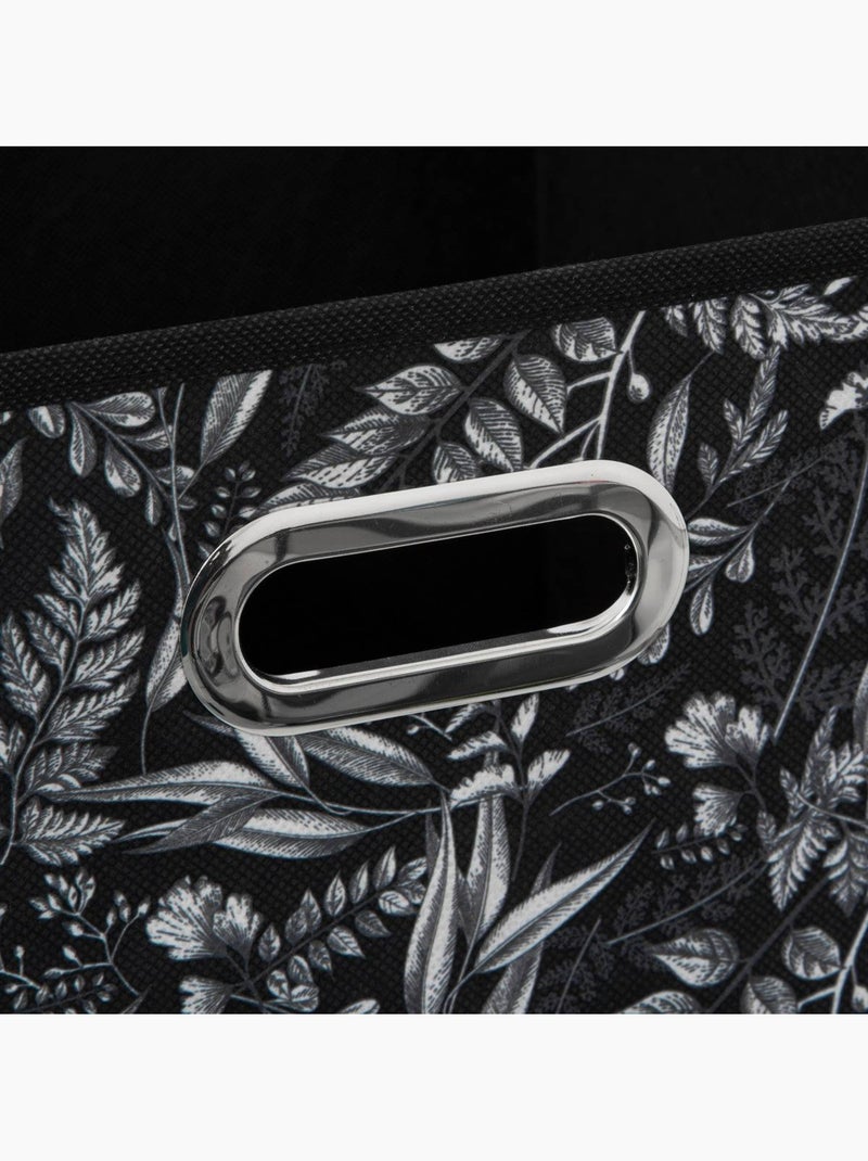 Panier tissu avec motifs MIX'N MODUL Noir Blanc - Kiabi