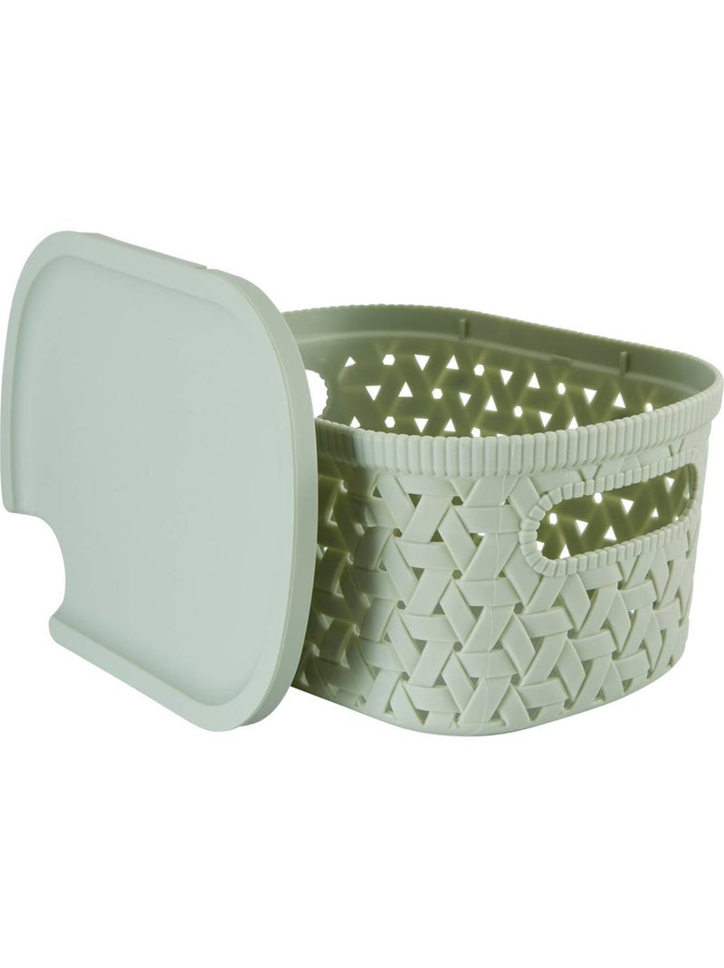 Panier tressy Vert olive - Kiabi