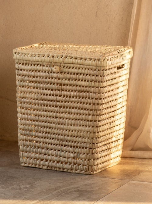 Panière à linge rectangle palmier - Kiabi