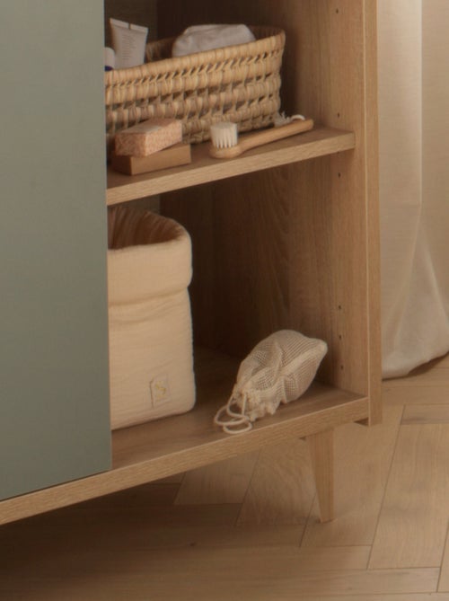 Panière de rangement en double gaze de coton - SAUTHON - Kiabi