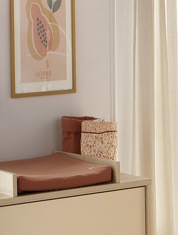 Panière de rangement en double gaze de coton - SAUTHON