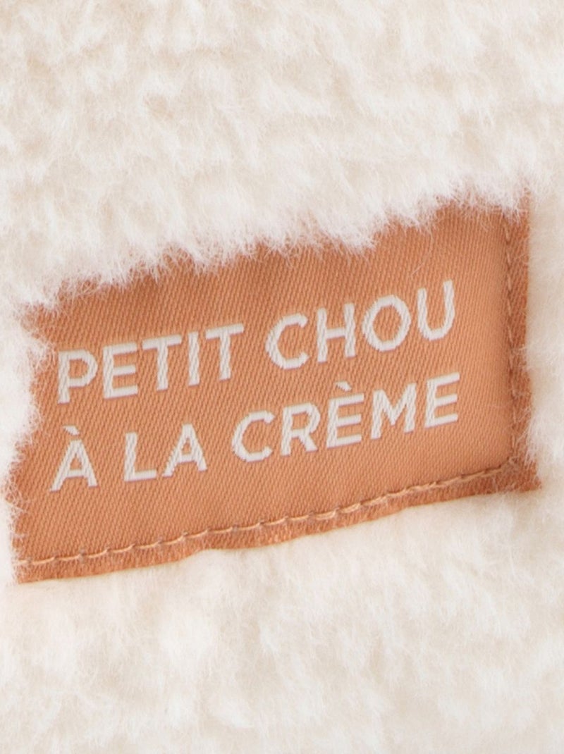 Panière de rangement en sherpa - SAUTHON Ecru - Kiabi