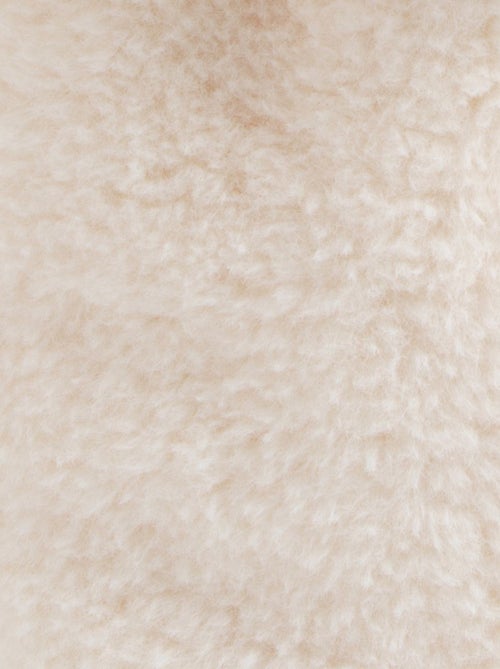 Panière de rangement en sherpa - SAUTHON - Kiabi