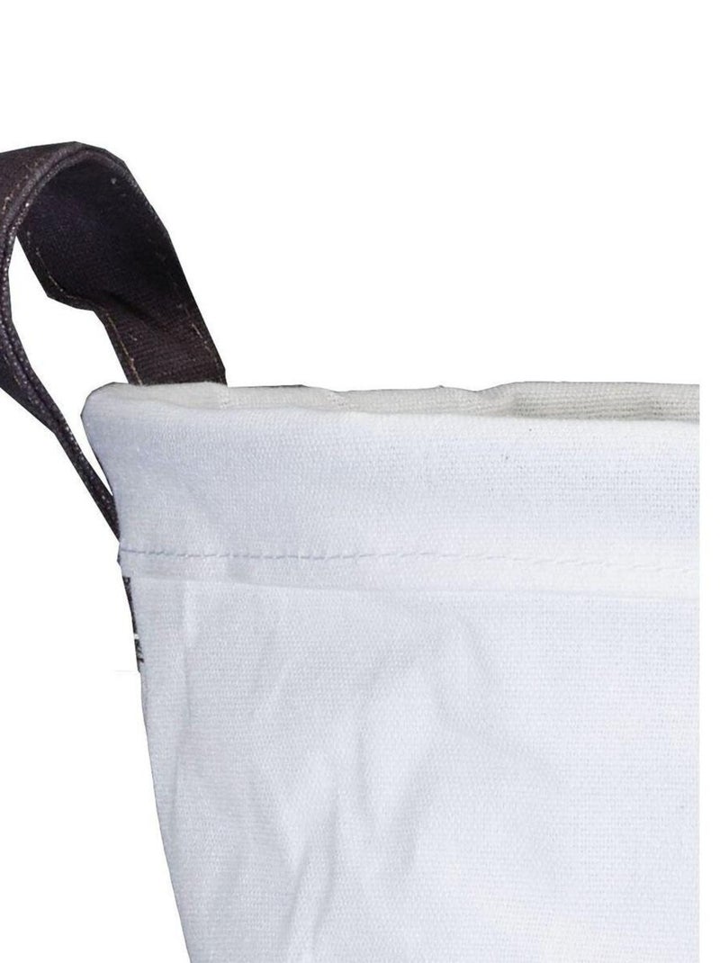 Panière de rangement en tissu - SAUTHON Blanc - Kiabi