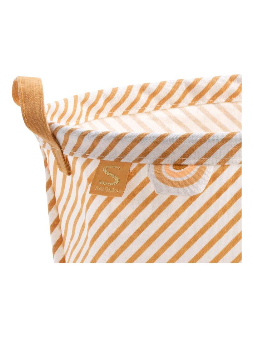 Panière de rangement en tissu - SAUTHON - Orange - Kiabi - 17.59€