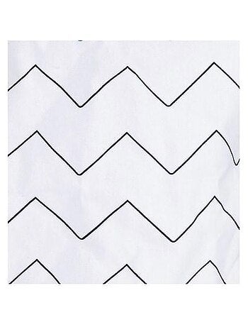 Panière de rangement tissu 31x39x31cm en coton blanc - SAUTHON