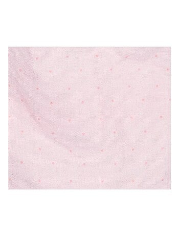 Panière de rangement tissu 31x39x31cm en coton Rose - SAUTHON