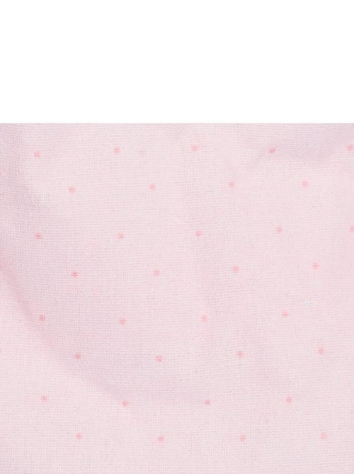 Panière de rangement tissu 31x39x31cm en coton Rose - SAUTHON - Kiabi