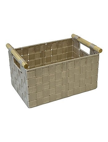 Panière déco en Polypropylène tressé 30 cm