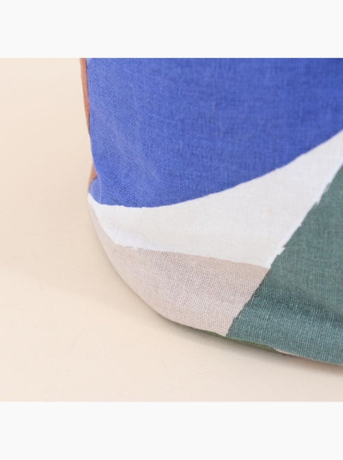 Panière en coton reversible 18x19cm - Kiabi