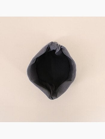 Panière reversible noire et grise 15cm