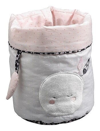 Panières gigognes en tissu en coton Rose - SAUTHON