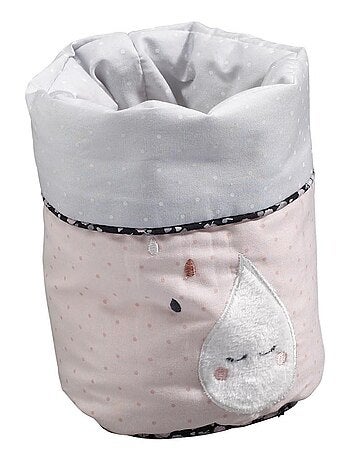 Panières gigognes en tissu en coton Rose - SAUTHON