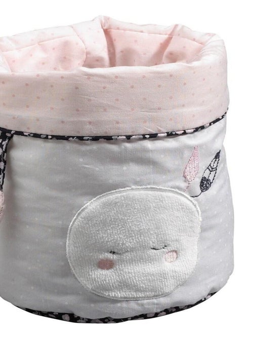 Panières gigognes en tissu en coton  Rose - SAUTHON - Kiabi