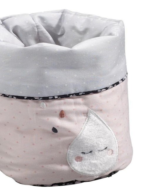 Panières gigognes en tissu en coton  Rose - SAUTHON - Kiabi