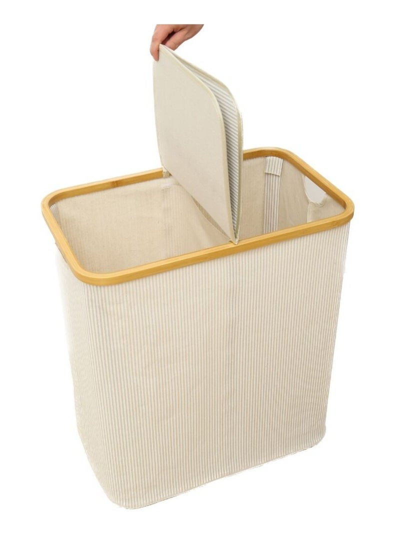 Paniers à linge Coton PROMO LINGE Blanc - Kiabi